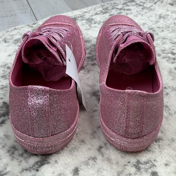 NIB Converse All Star pink glitter sneakers - Picture 4 of 7